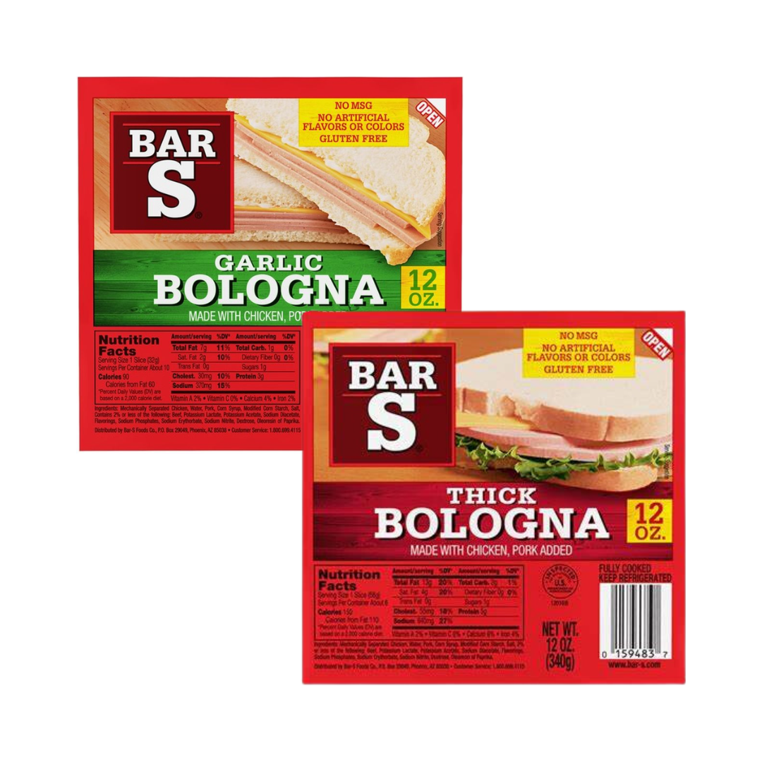Bar S Bologna (Varieties) 12 oz.