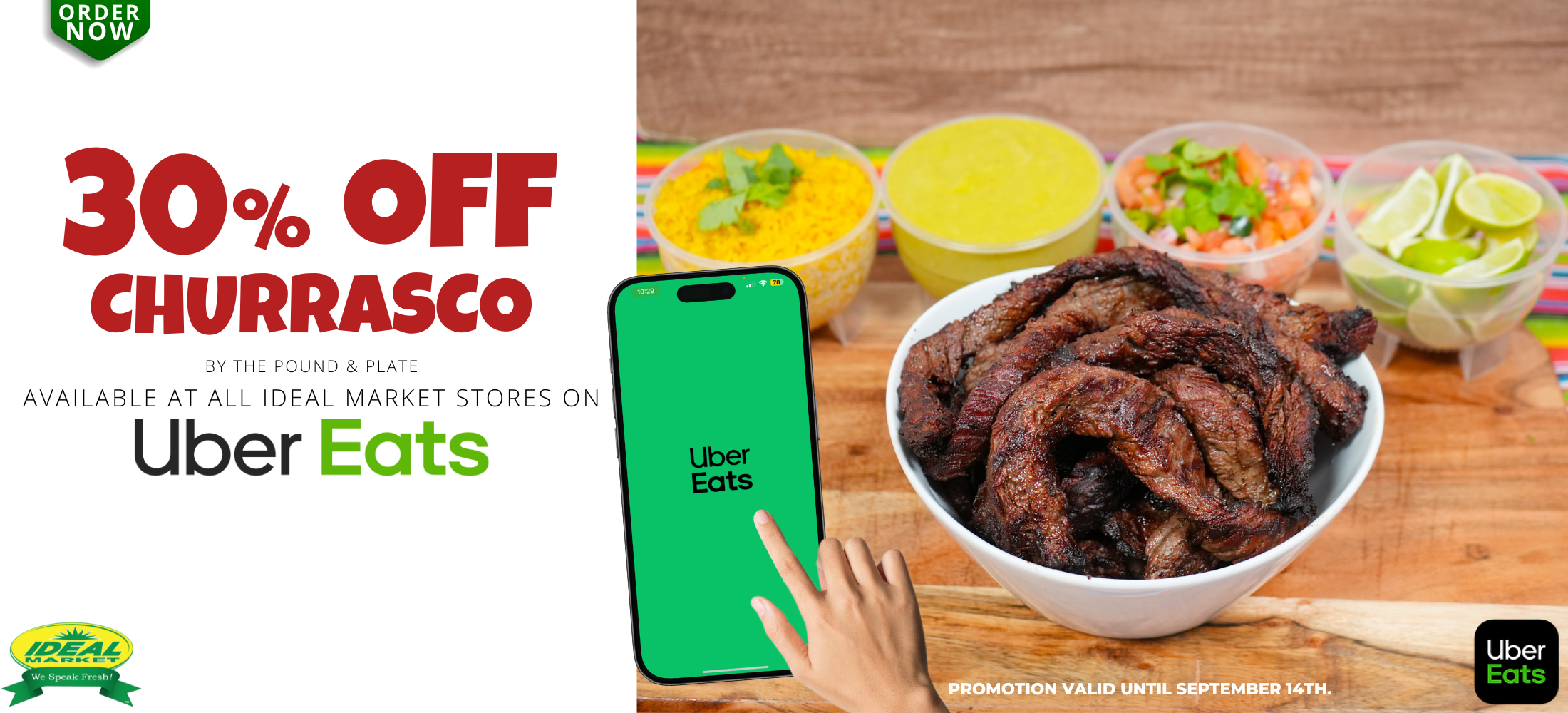 30% Off Churrasco - Uber Eats