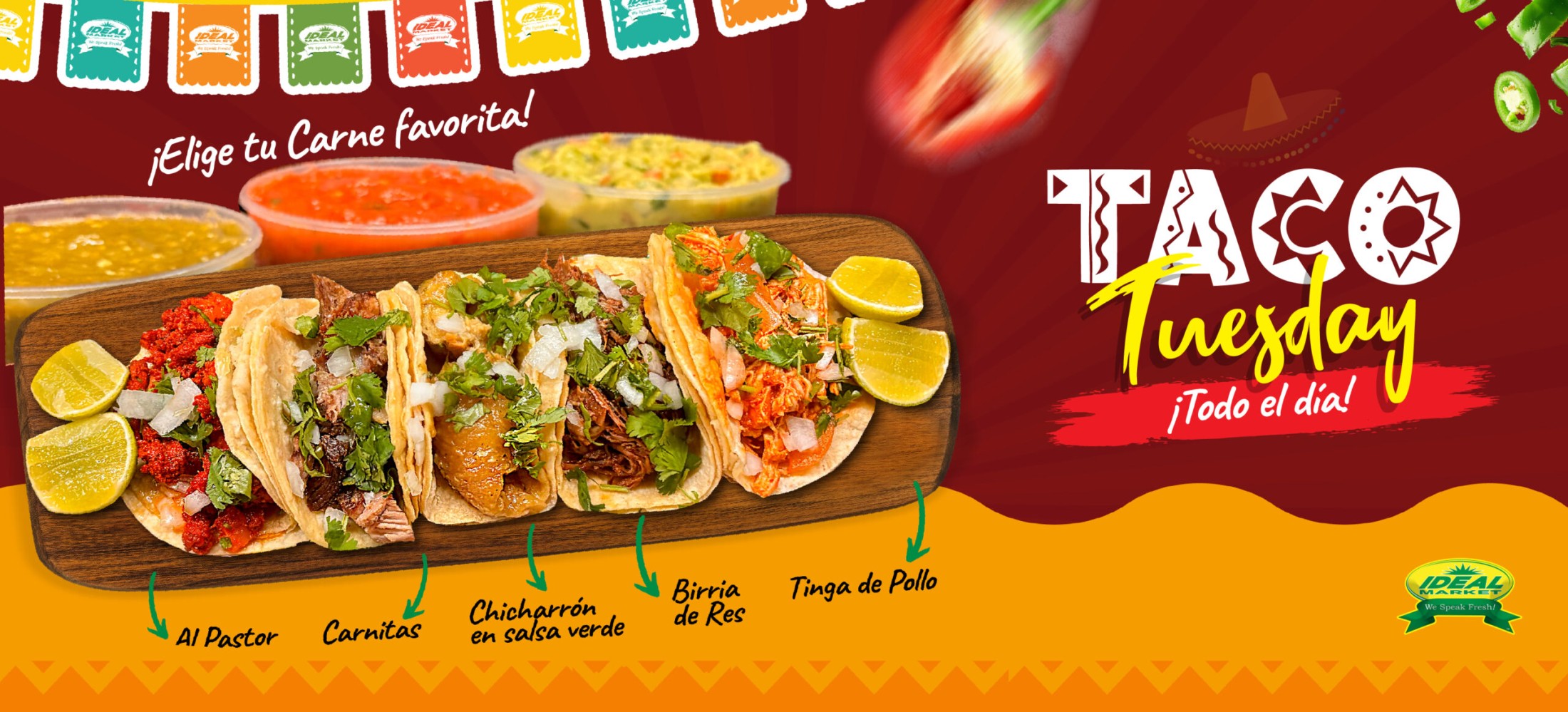 Tacos Tuesday - Only $1 ea.